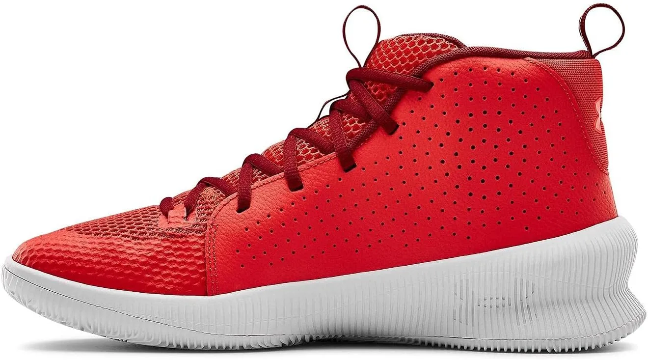 Мужские домашние кроссовки Under Armour Charged Engage, белый/красный — фото 2