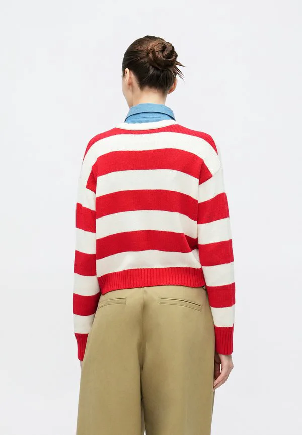 Регбийный свитер Tommy Hilfiger, Primary Red/Calico Rugby — фото 3