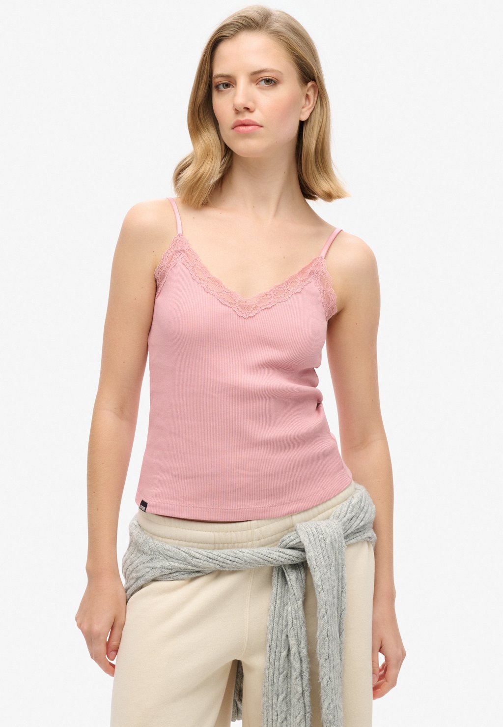 

Топ ESSENTIAL CAMI Superdry, розовый