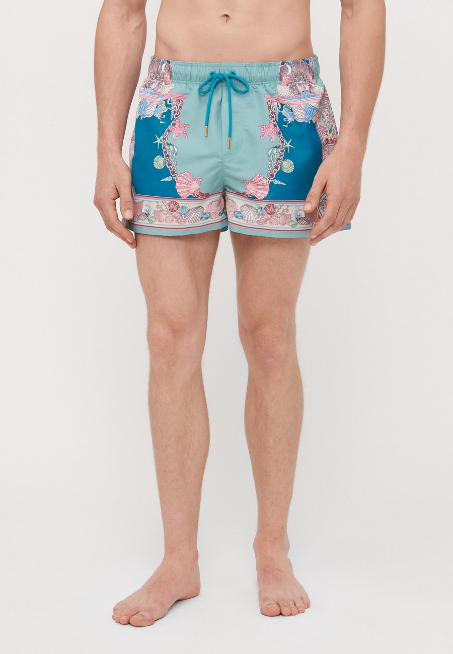 

Шорты для плавания Versace SWIM GOLFO LA VACANZA FOULARD PRINT, Sea Green/Dark Sea Green/Light Blue