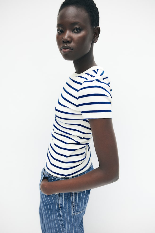 

Футболка в рубчик H&M, мультиколор