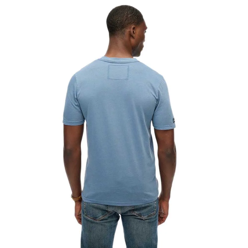 Футболка с коротким рукавом Superdry Athletic Emboss Relaxed Fit, синий — фото 2