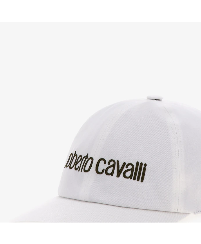 Бейсболка с логотипом, твиловая ткань Roberto Cavalli, белый — фото 3