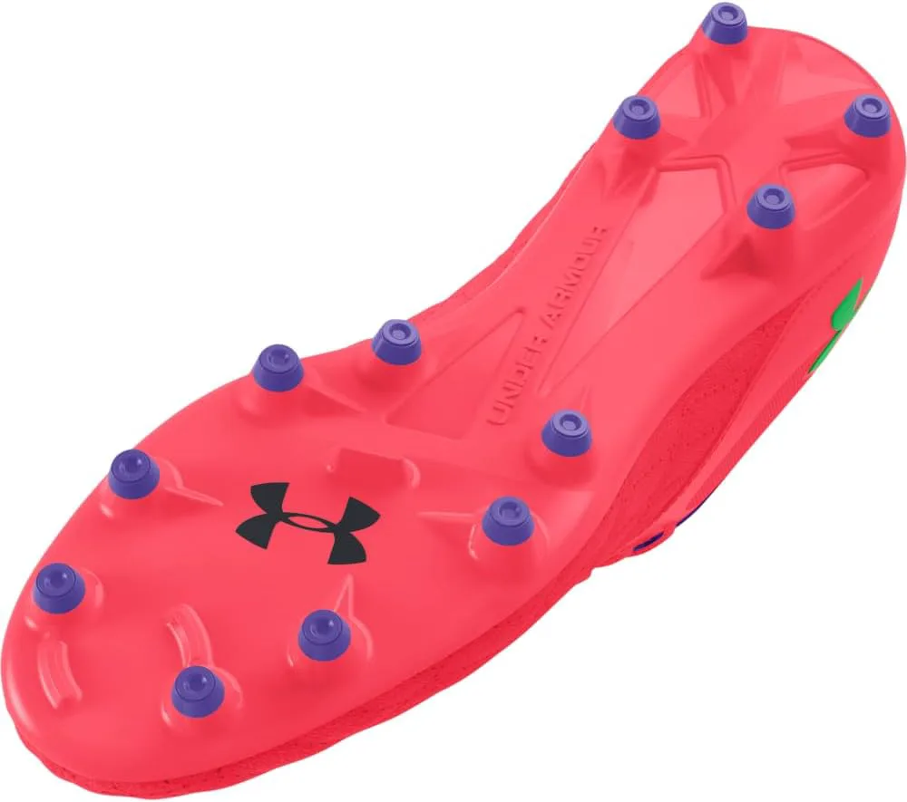 Футбольные бутсы Under Armour Magnetico Select 3.0 для взрослых, унисекс, фиолетовый/черный — фото 3