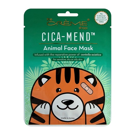 

Маска для лица Cica-Mend с анимированным тигром, Creme