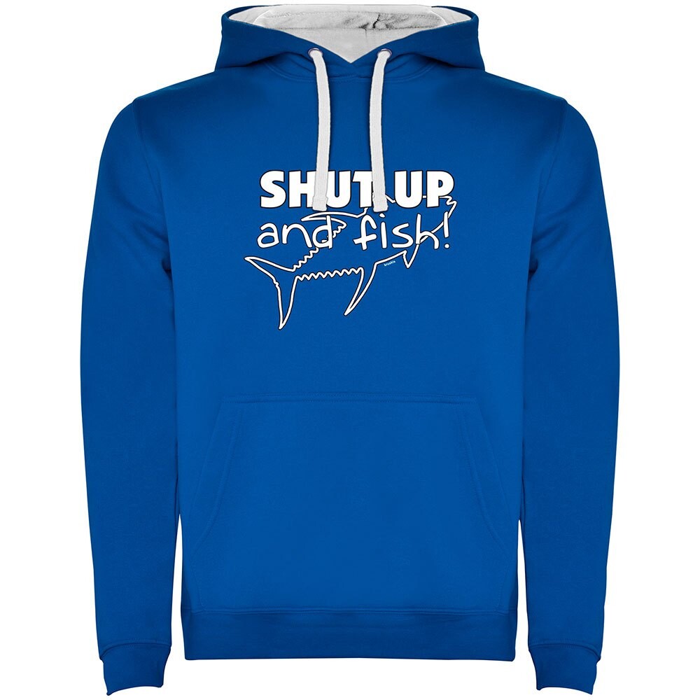 

Худи Kruskis Shut up And Fish Two-Colour, синий