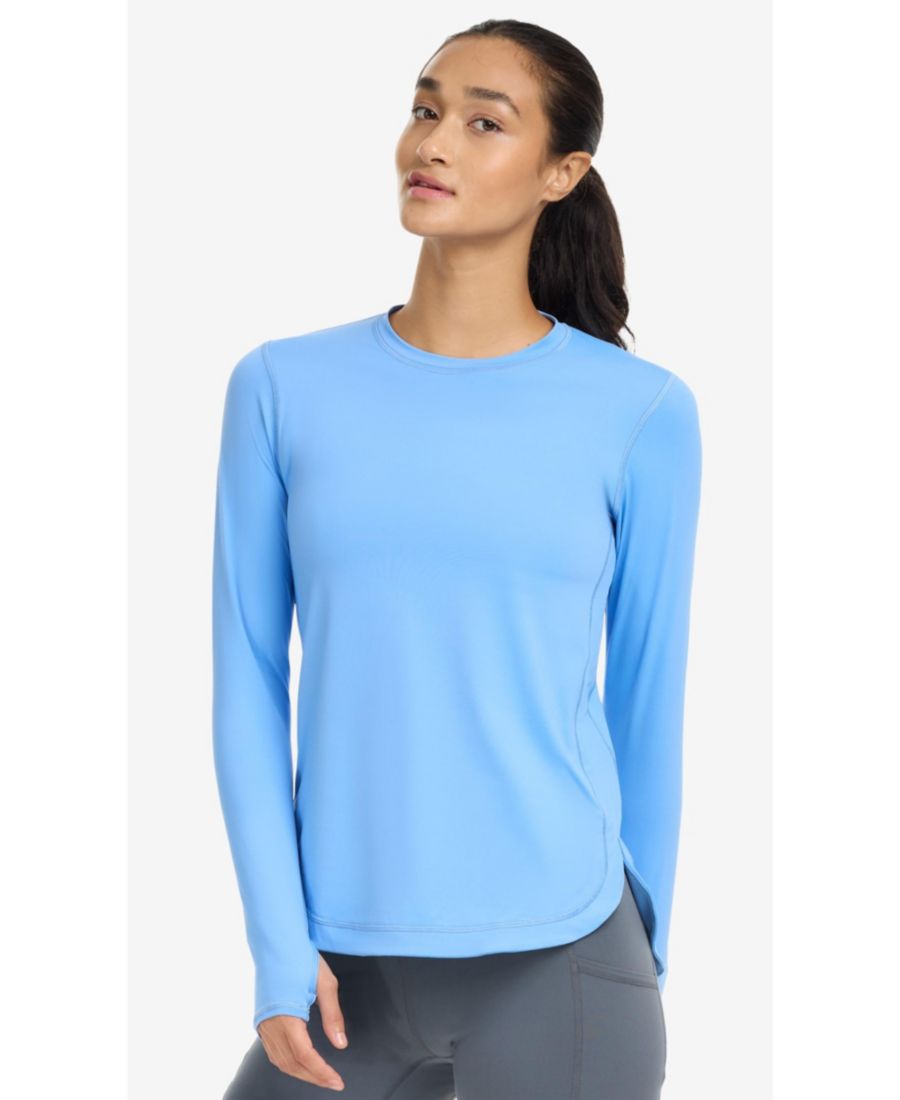 

Женский топ с фестончатым краем и защитой от солнца UPF 50+ BloqUV, Indigo