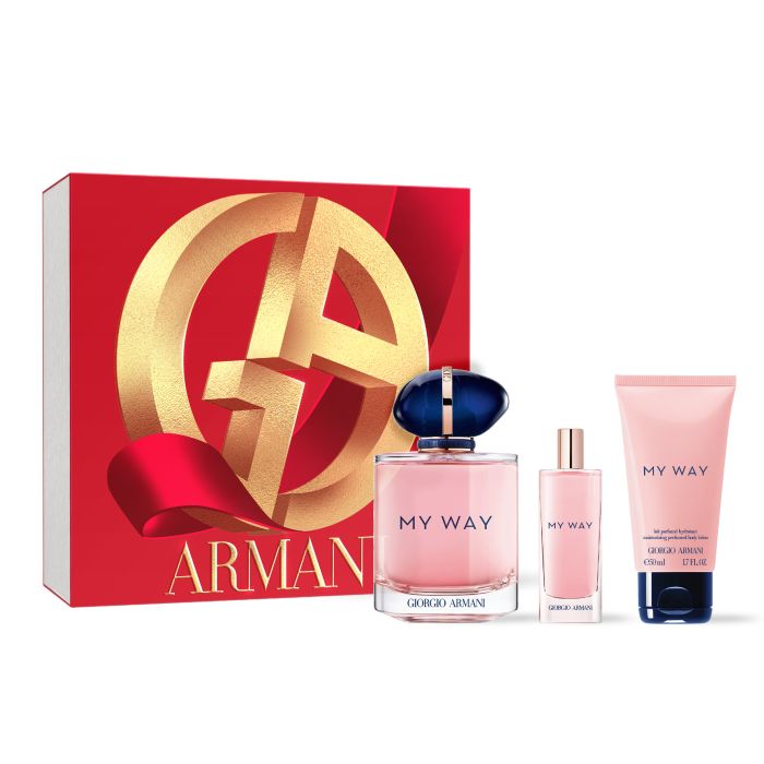 

Женская туалетная вода My Way Eau de Parfum Estuche Armani, EDP 90 ml + Body Lotion 50 ml + Mini