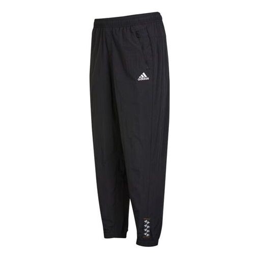 

Спортивные штаны adidas Solid Color Small Label Woven Casual Sports Pants/Trousers/Joggers Autumn Black, мультиколор