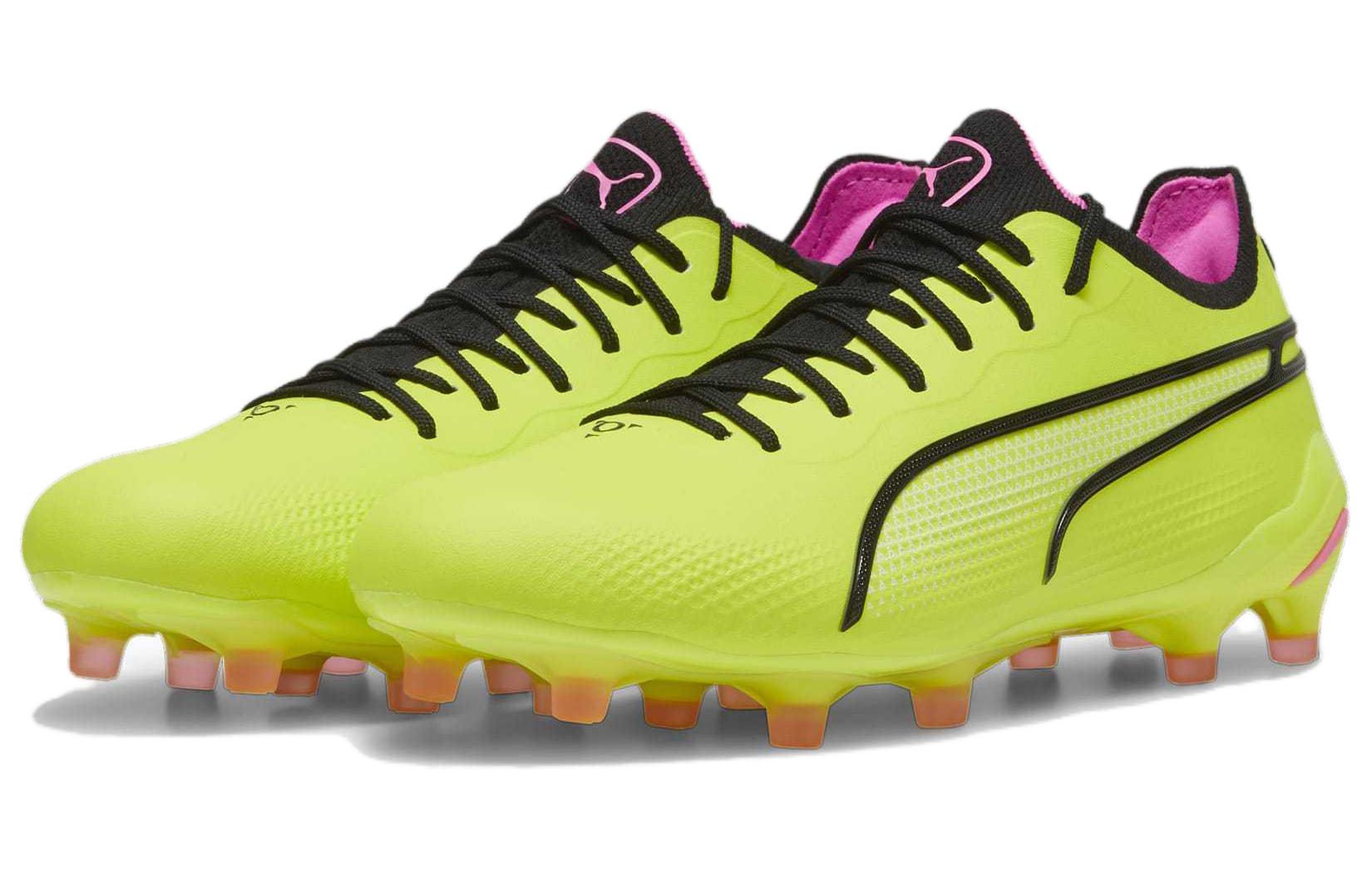 Кроссовки для футбола King Ultimate FG/AG женские зелёные чёрные PUMA — фото 3