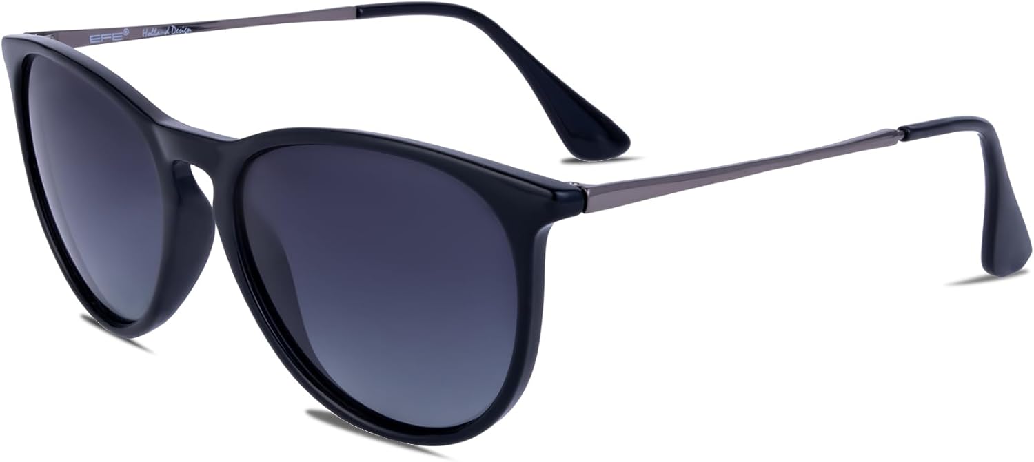 

Женские классические поляризованные солнцезащитные очки EFE увеличенного размера, оправа из композитного материала TR90, защита от УФ-излучения UV 400, модные очки в стиле ретро, C5-20121c3