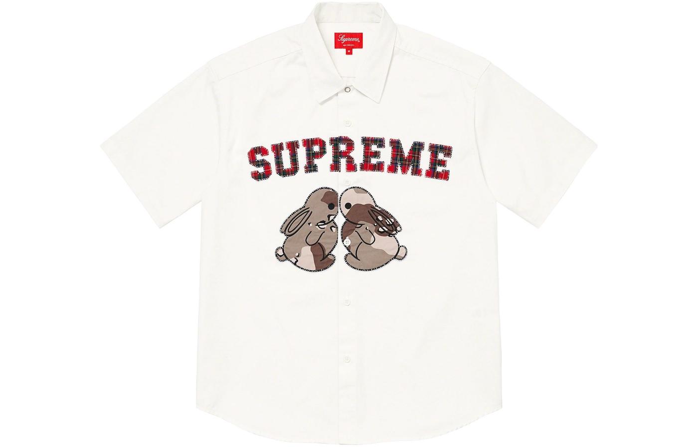 

SS23 Неделя 14 Рубашка Унисекс Supreme, белый