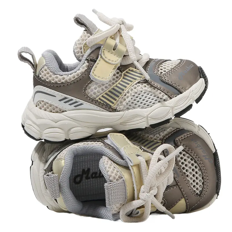 Кроссовки Slip Resistant Anti Kick Cushioning Breathable Abrasion Resistant Toddler Shoes Infant And Toddler MAIBUXIONG, Gunmetal — фото 4