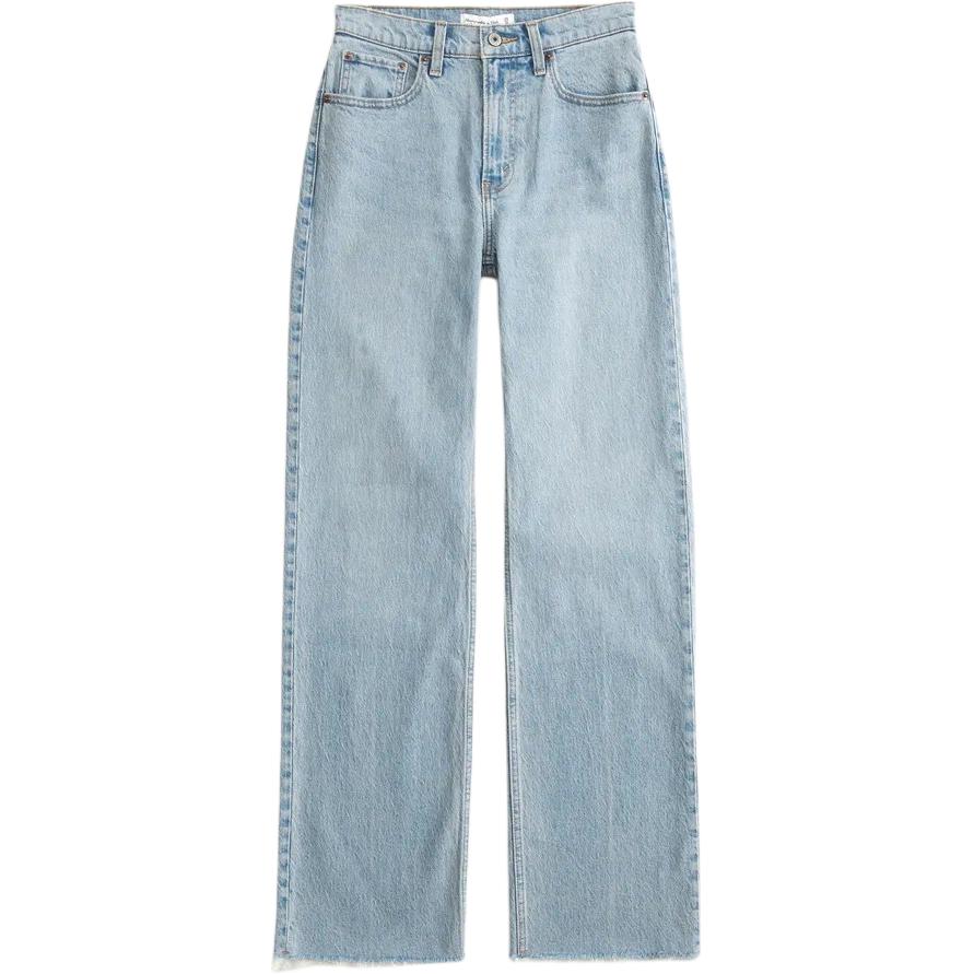 

Abercrombie＆Fitch Винтажные синие джинсы для женщин