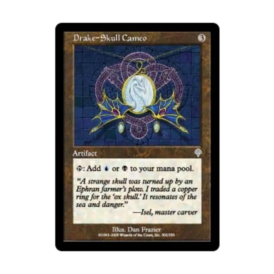 

CCG Камео Дрейка-Черепа (U), MTG - Invasion