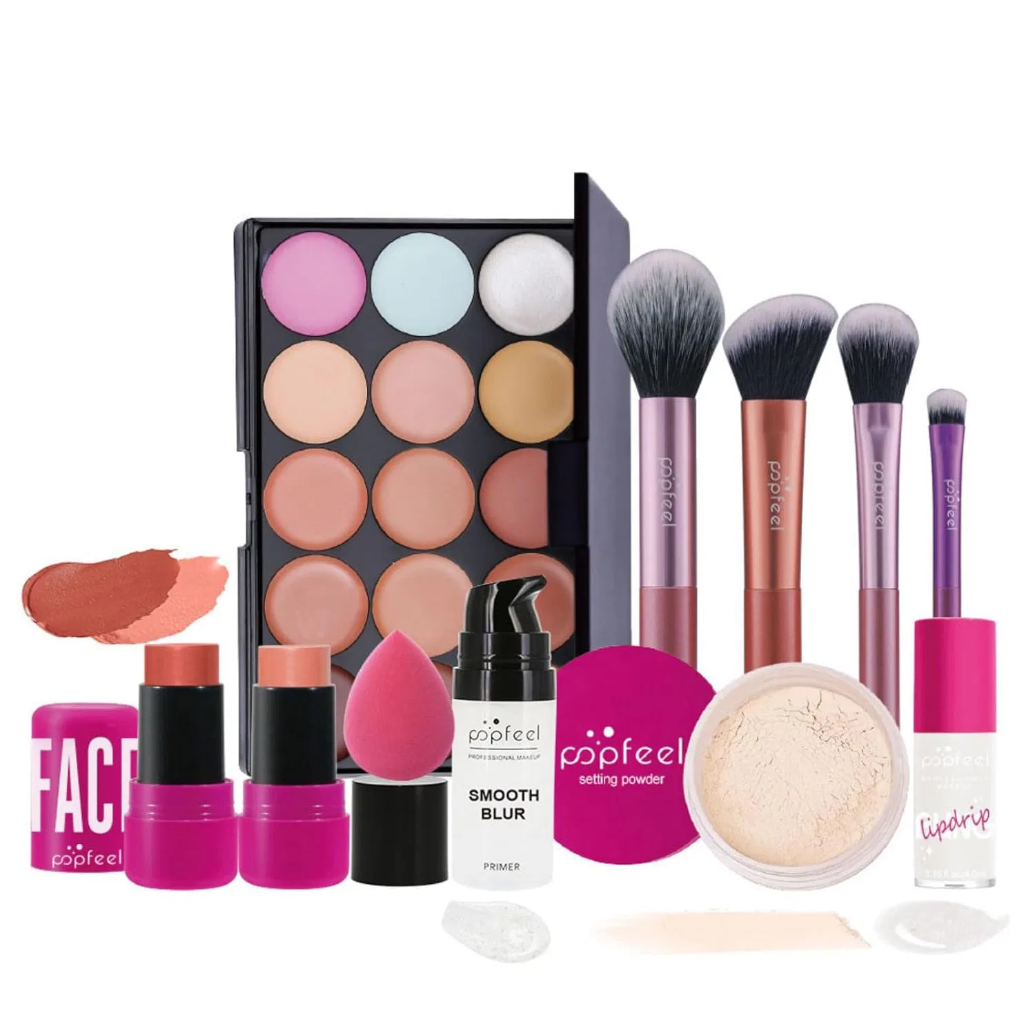 Набор для макияжа «Vegan Make Up Case» Clouparto, Colour A