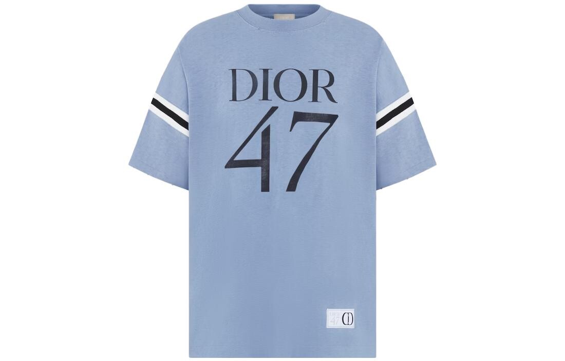 

Футболка мужская синяя Dior, синий