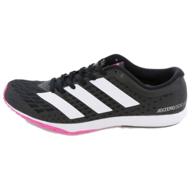 

Кроссовки Adizero Bekoji для бега мужские с низким верхом, черные/белые/розовые Adidas