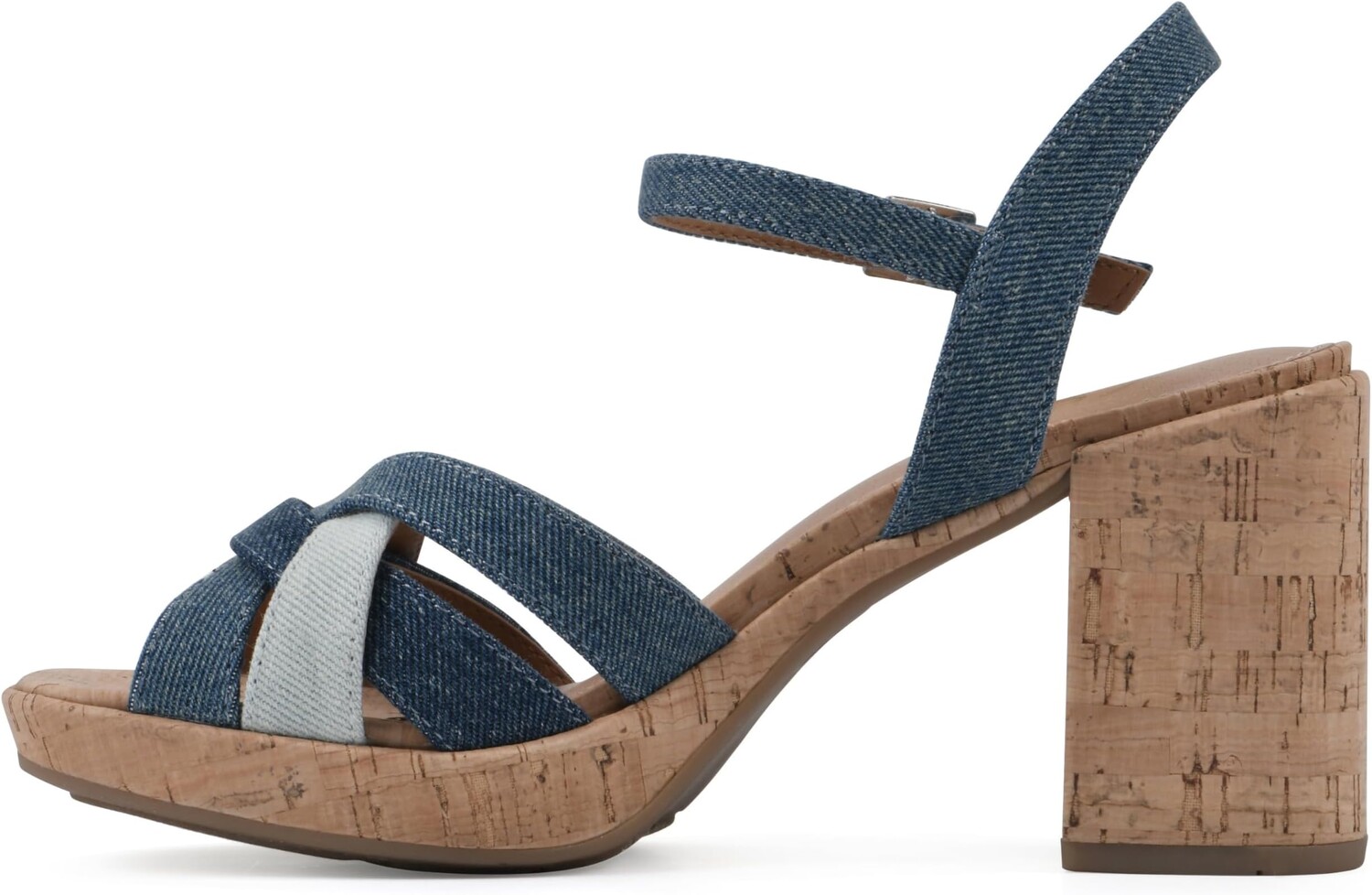 Сандалии White Mountain Dubonnet, цвет Blue/Denim/Multi/Fabric — фото 4