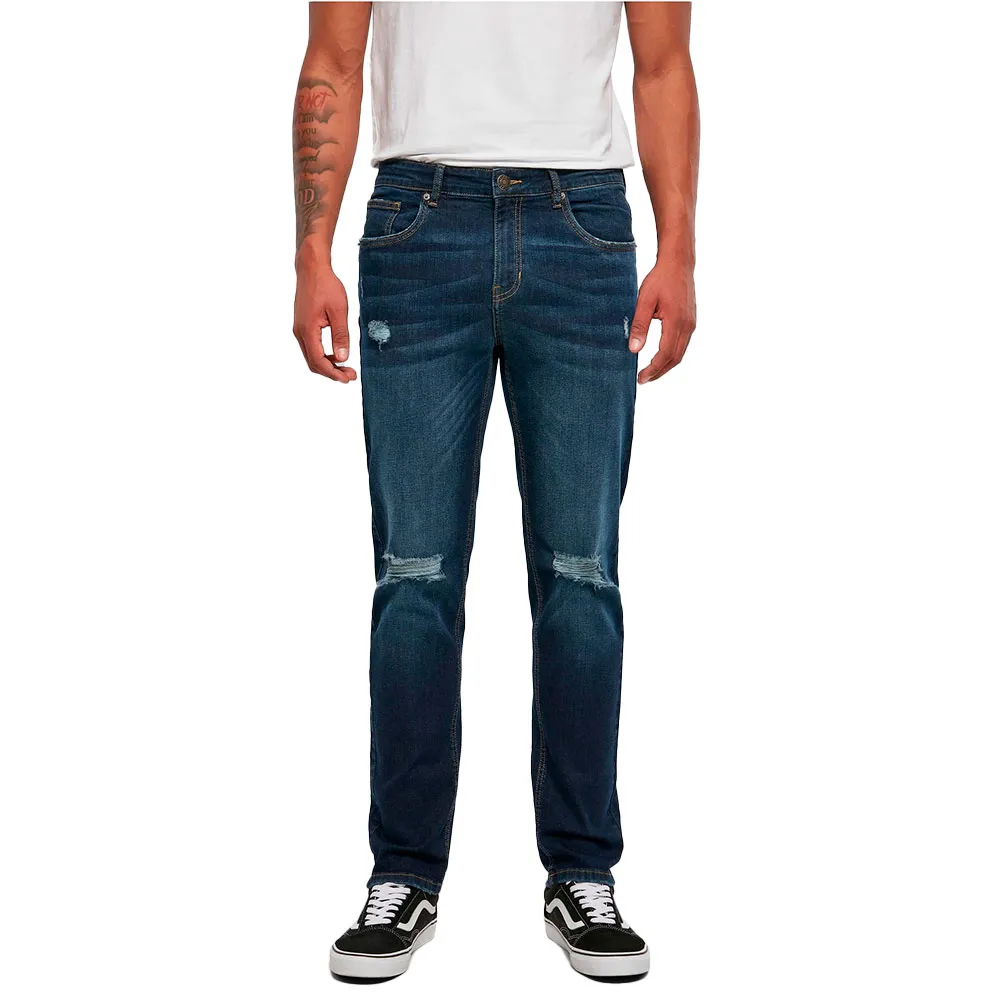 

Джинсы Urban Classics Distressed Stretch, синий