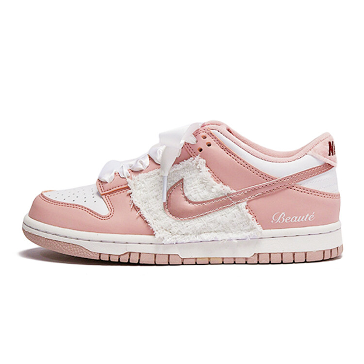 

Кроссовки Nike Dunk Skateboard Shoes Women's Low-Top Pink/White, Розовый, Кроссовки Nike Dunk Skateboard Shoes Women's Low-Top Pink/White