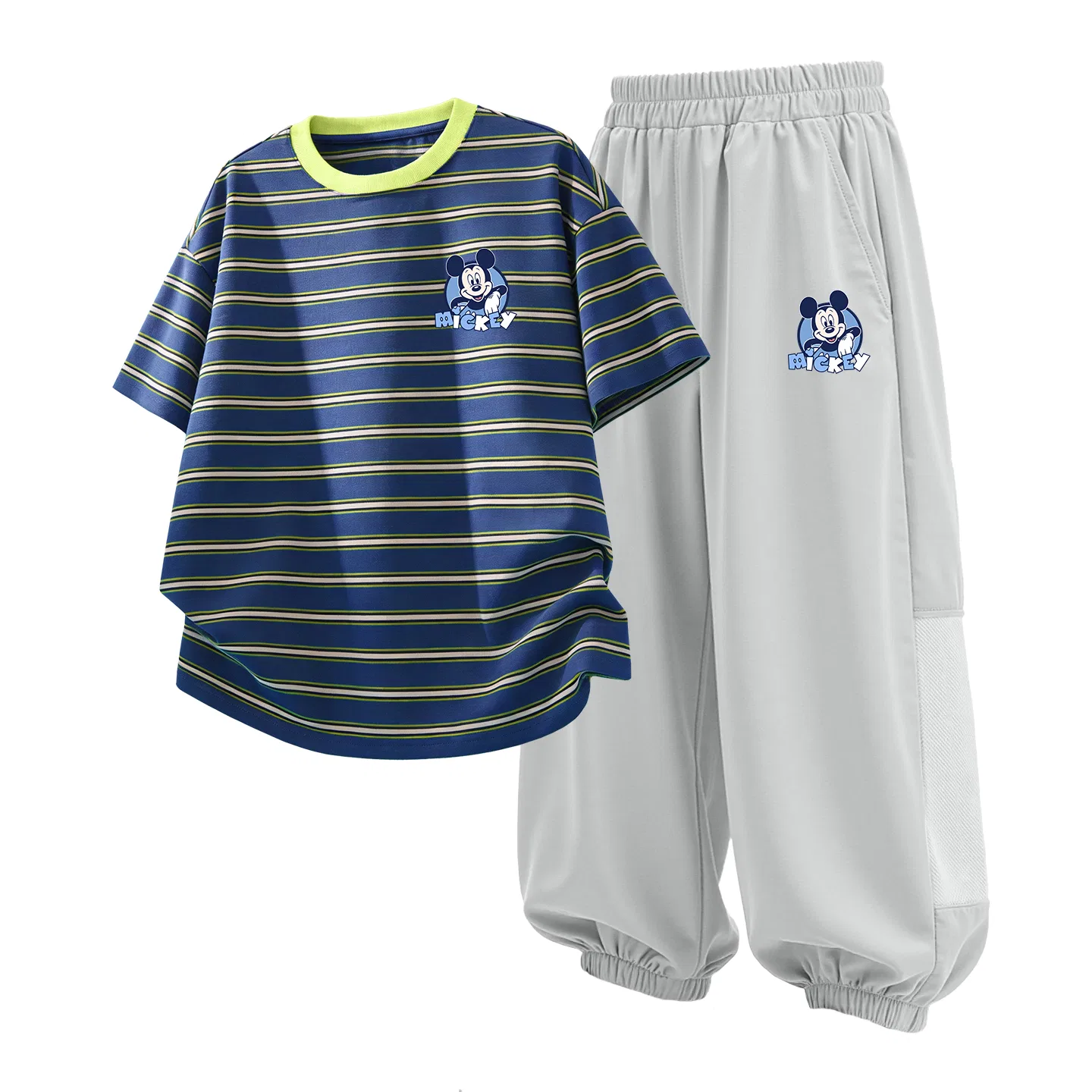 Детский спортивный костюм Casual Sportswear 2 Piece Set Disney, Di Breaking Wall K Blue Gold+Di Breaking Wall K Mist Mountain Gray