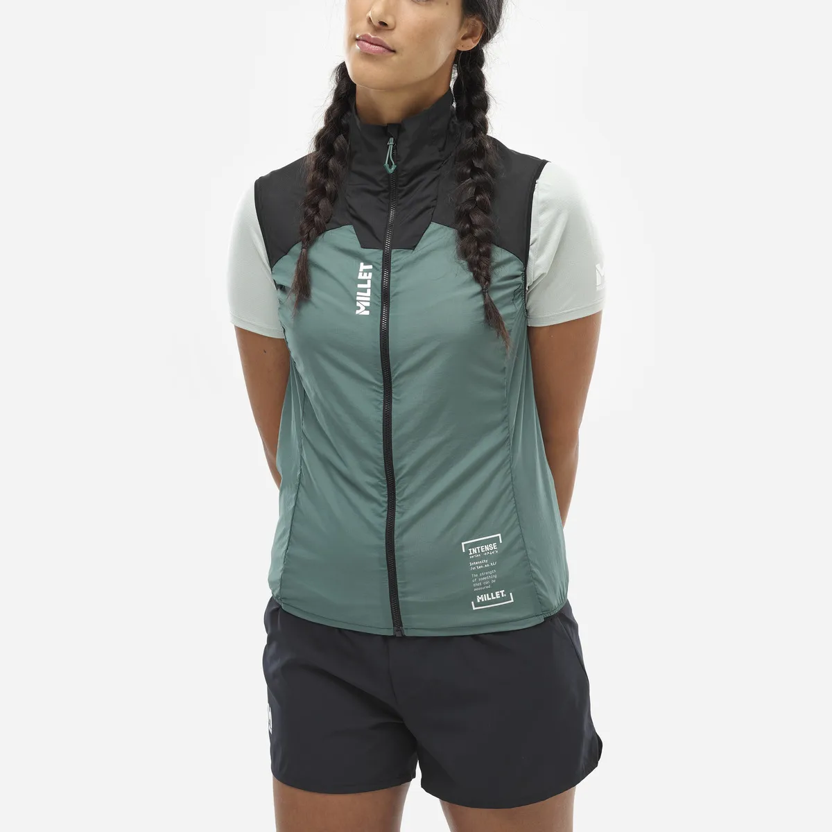 

Женская ветровка INTENSE WINDBREAKER VEST W Millet, зеленый