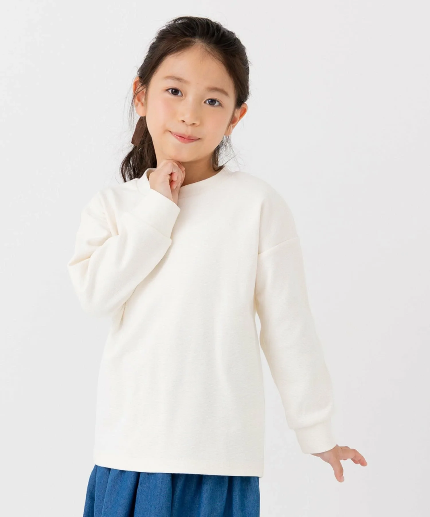 Футболка с длинным рукавом из высокоэластичной ткани Chil2, ivory