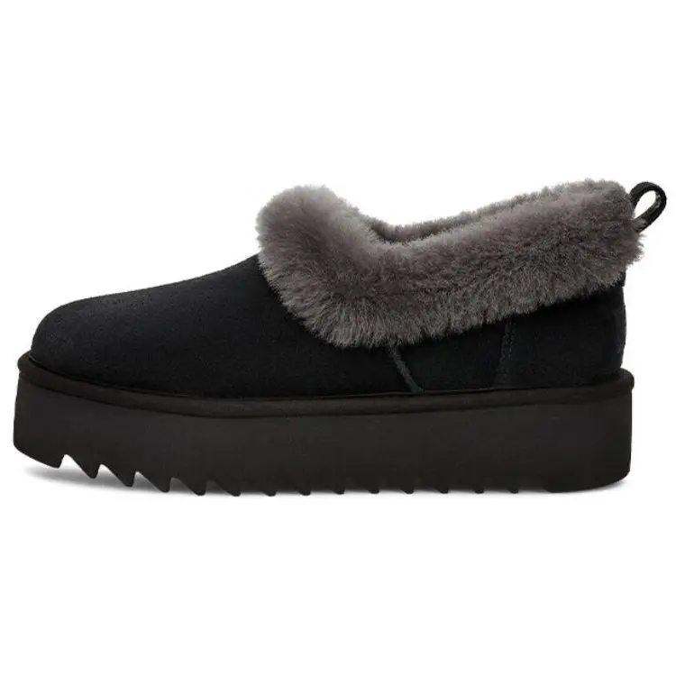 Ботинки женские UGG теплые, черный