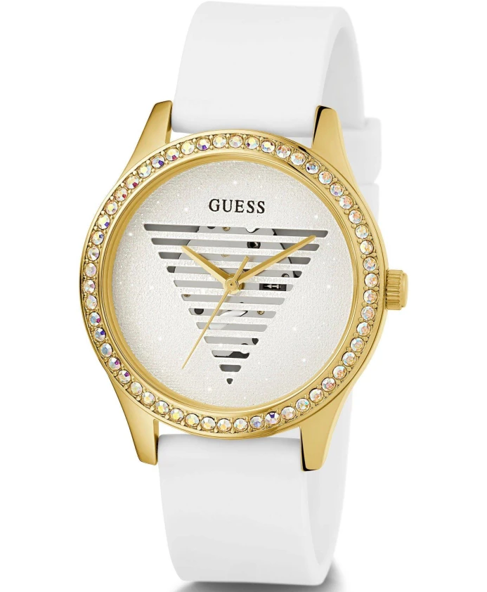 

Женские наручные часы 38 мм силиконовый браслет gw0530l6 Guess, желтый