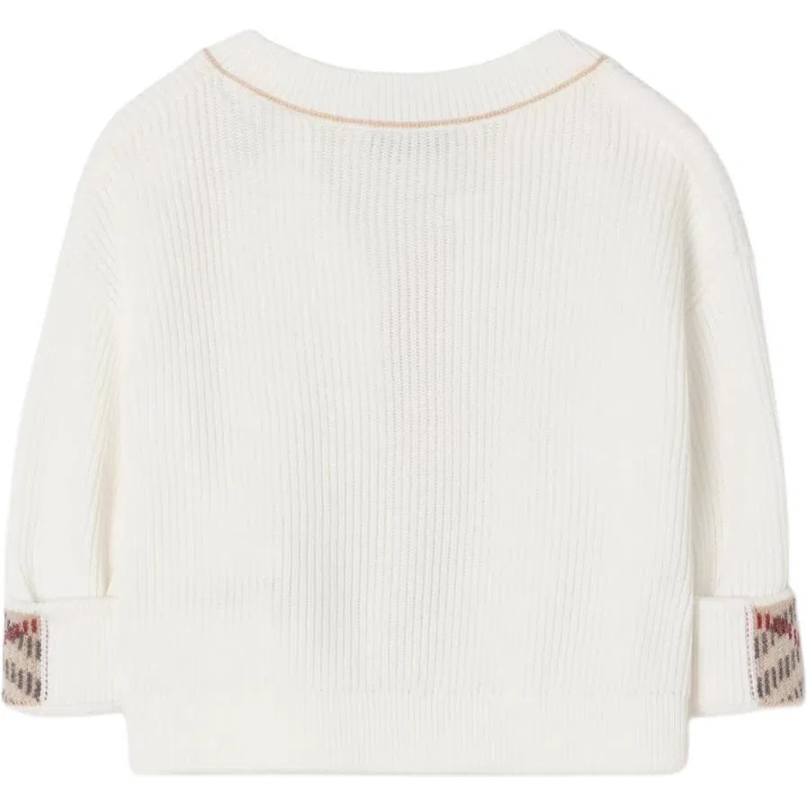 Свитер детский Burberry Ivory White — фото 3