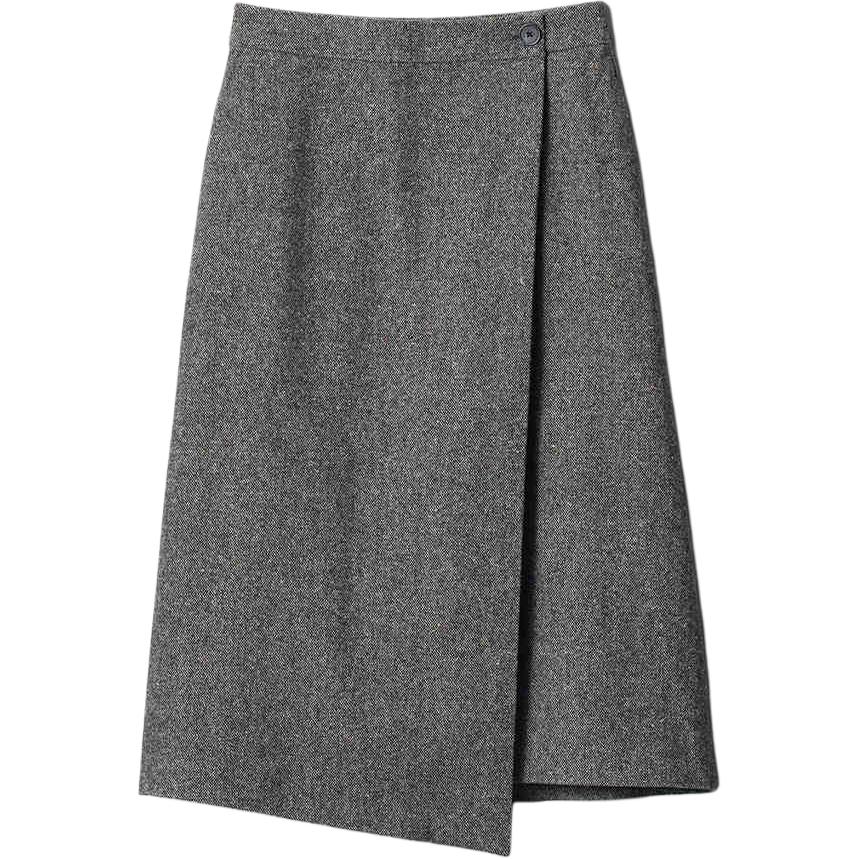 

Длинная повседневная юбка JWANDERSON Co, женская, темно-серая UNIQLO, темно-серый