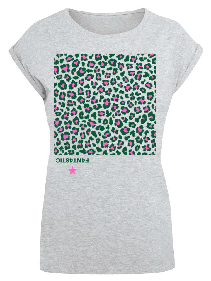 

Футболка Leo Green в сером меланже F4NT4STIC, Серый, Футболка Leo Green в сером меланже F4NT4STIC