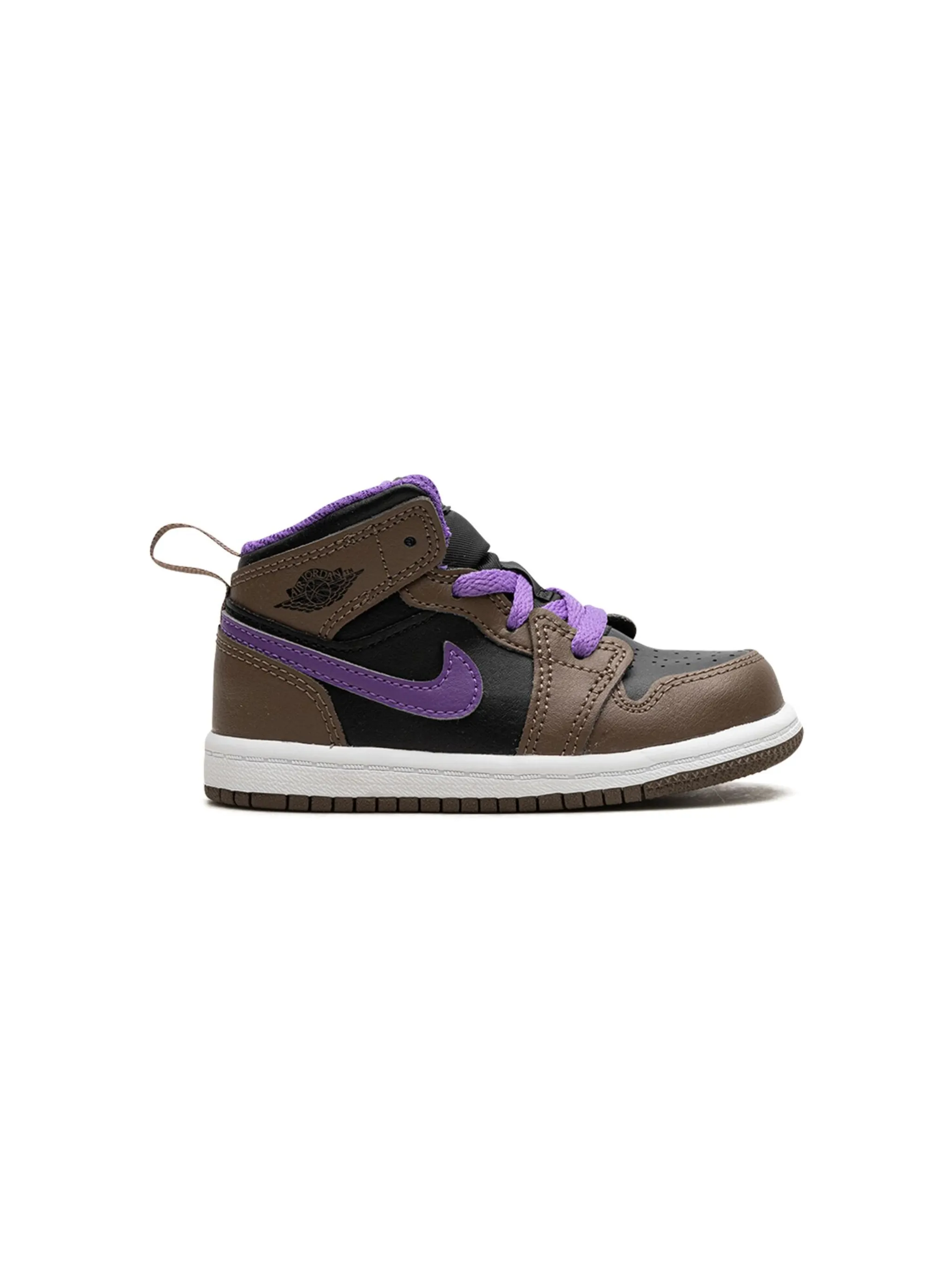 Кроссовки Air Jordan 1 Mid Palomino Jordan Kids, коричневый — фото 2