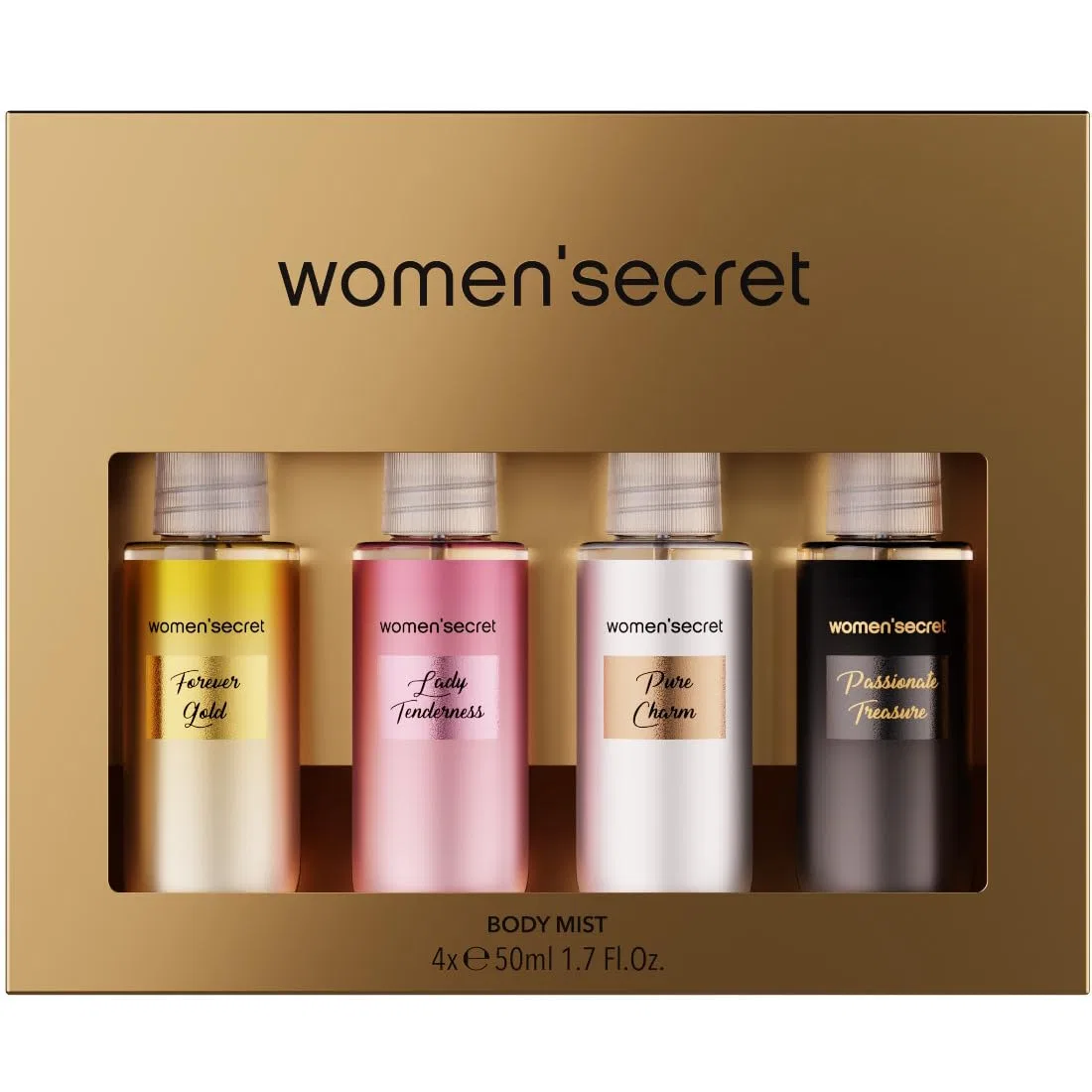 Подарочный набор спреев для тела с блестками «Glitter» от women'secret Women'Secret