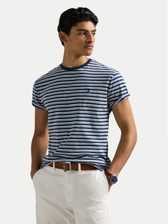 

Футболка классического кроя 710964720001 Polo Ralph Lauren, синий