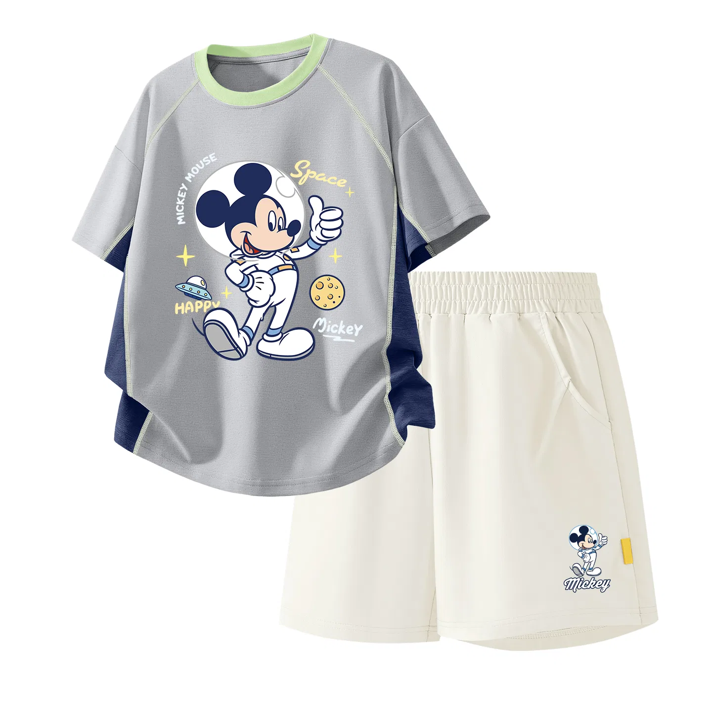 Детский спортивный костюм Casual Sportswear 2 Piece Set Disney, Di Universe Gray+Di Astronaut K_Bottom Right Mist White
