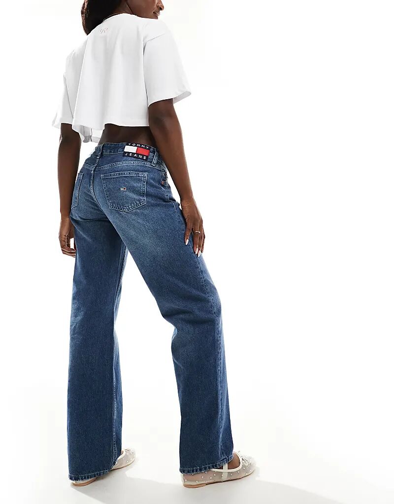 

Прямые джинсы Sophie с низкой посадкой, средневыбеленные Tommy Jeans