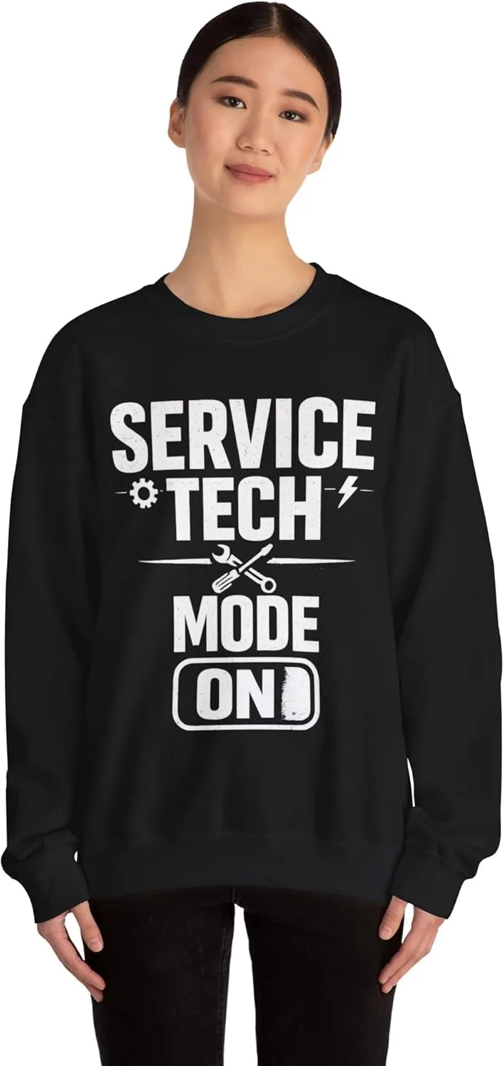 Свитшот Service Tech Mode On — фото 2