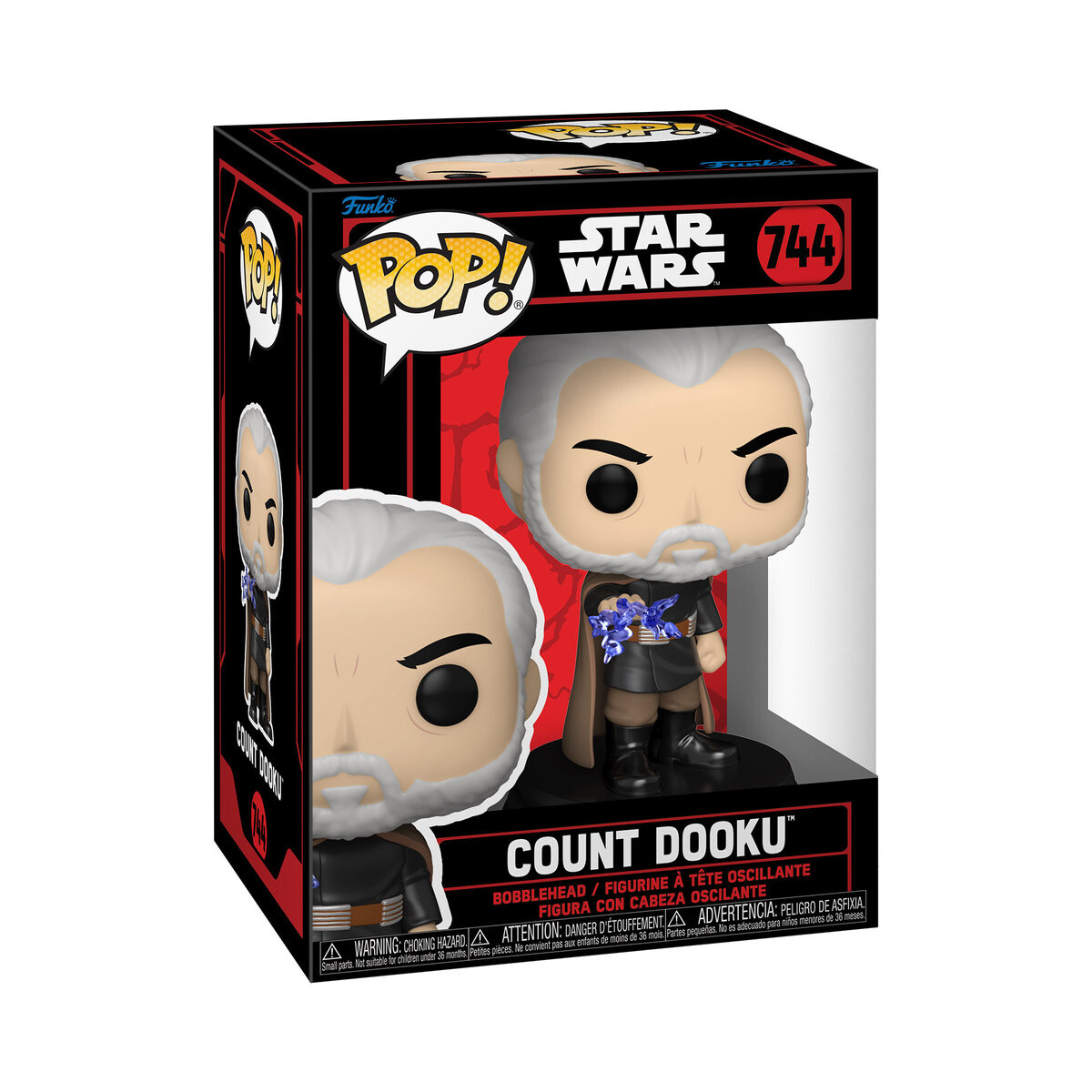 

Funko POP! Marvel, коллекционная фигурка, POP Star Wars: SW Darkside - Граф Дуку