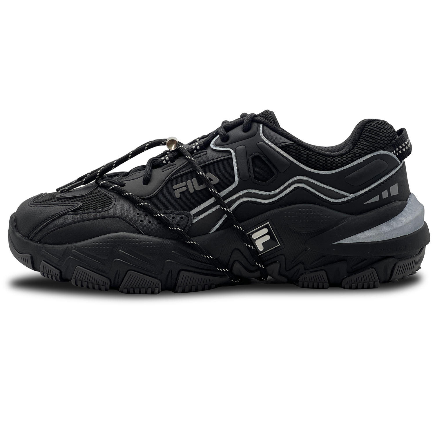 

FILA Ravagement 2 Quantum ночные прогулки амортизация, износостойкие низкие кроссовки мужские black