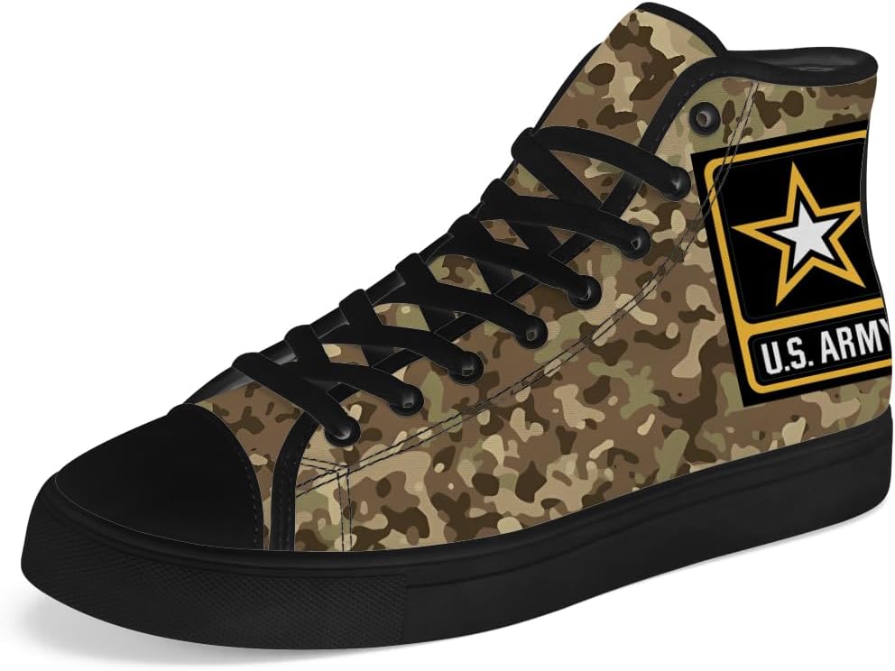 

Ветеранские высокие кеды из ткани для мужчин и женщин, высокие сникерсы на шнуровке, повседневная обувь, подарок для мамы и папы Chebing, 613 Brown