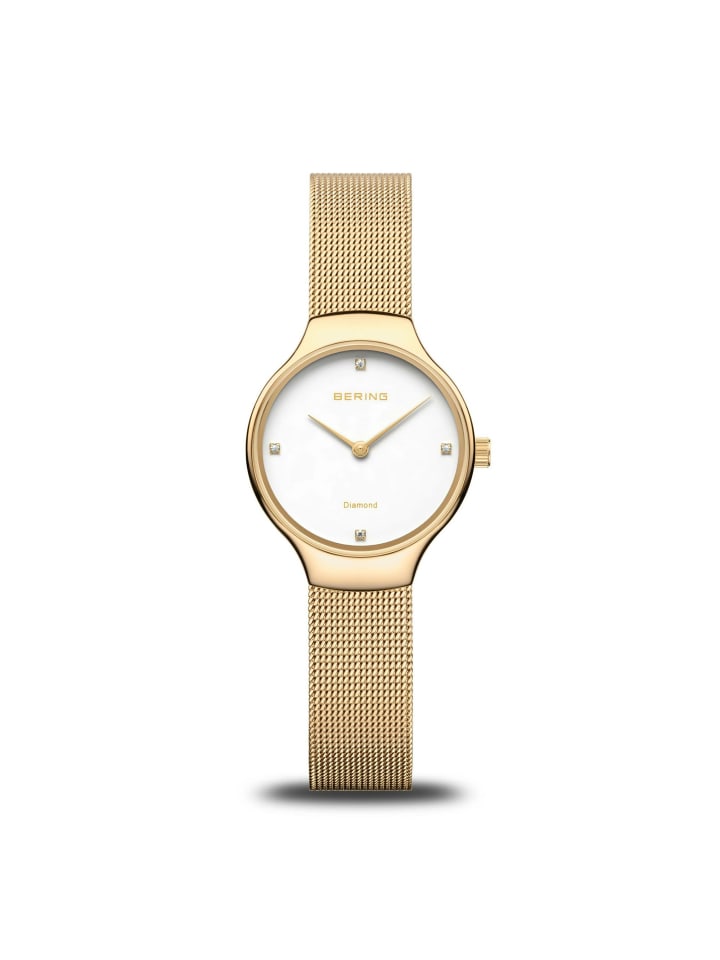 

Bering Аналоговые женские часы в золоте