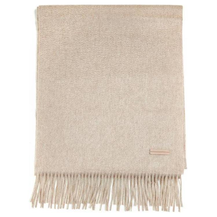 

Ermenegildo Zegna Шарф Zegna Oasi с бахромой, Beige