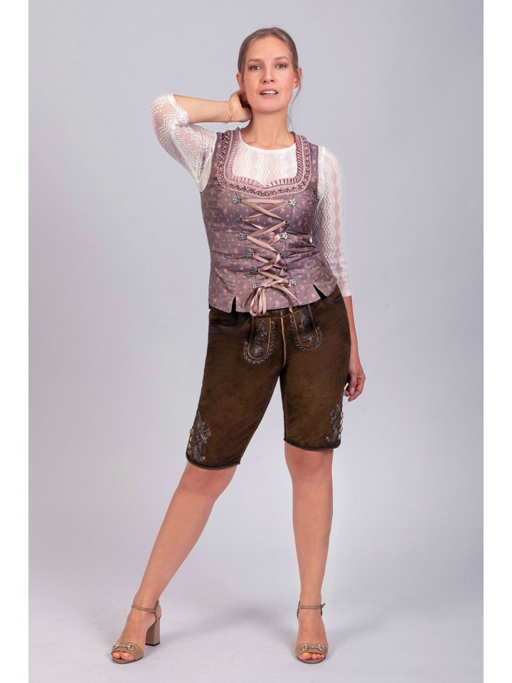 

Edelnice Кожаные брюки темно-коричневого цвета