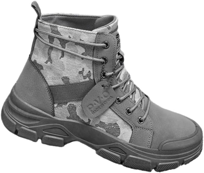 

Мужские большие дышащие спортивные повседневные ботинки - легкая и удобная обувь для ежедневной носки Fusecottc, серый