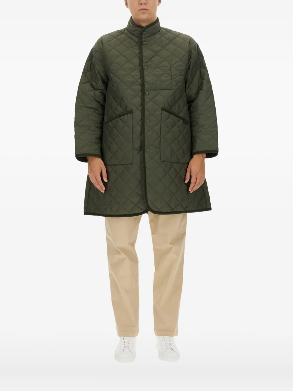 

Стёганое пальто Mickfield Lavenham, зеленый