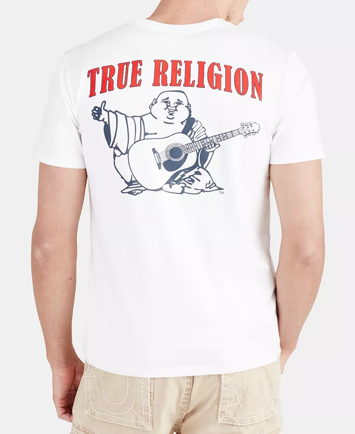 

Мужская футболка с коротким рукавом и логотипом Buddha True Religion, белый