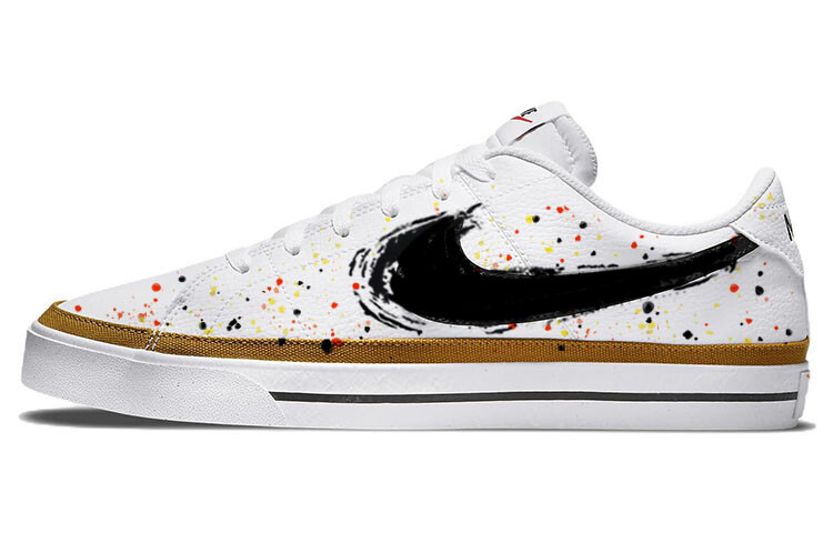 

Кроссовки Nike Court Legacy Skateboarding Shoes Men Low-top Black/white, белый
