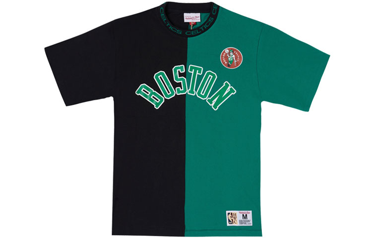 

Mitchell Ness Футболка Mitchell & Ness унисекс зеленая черная
